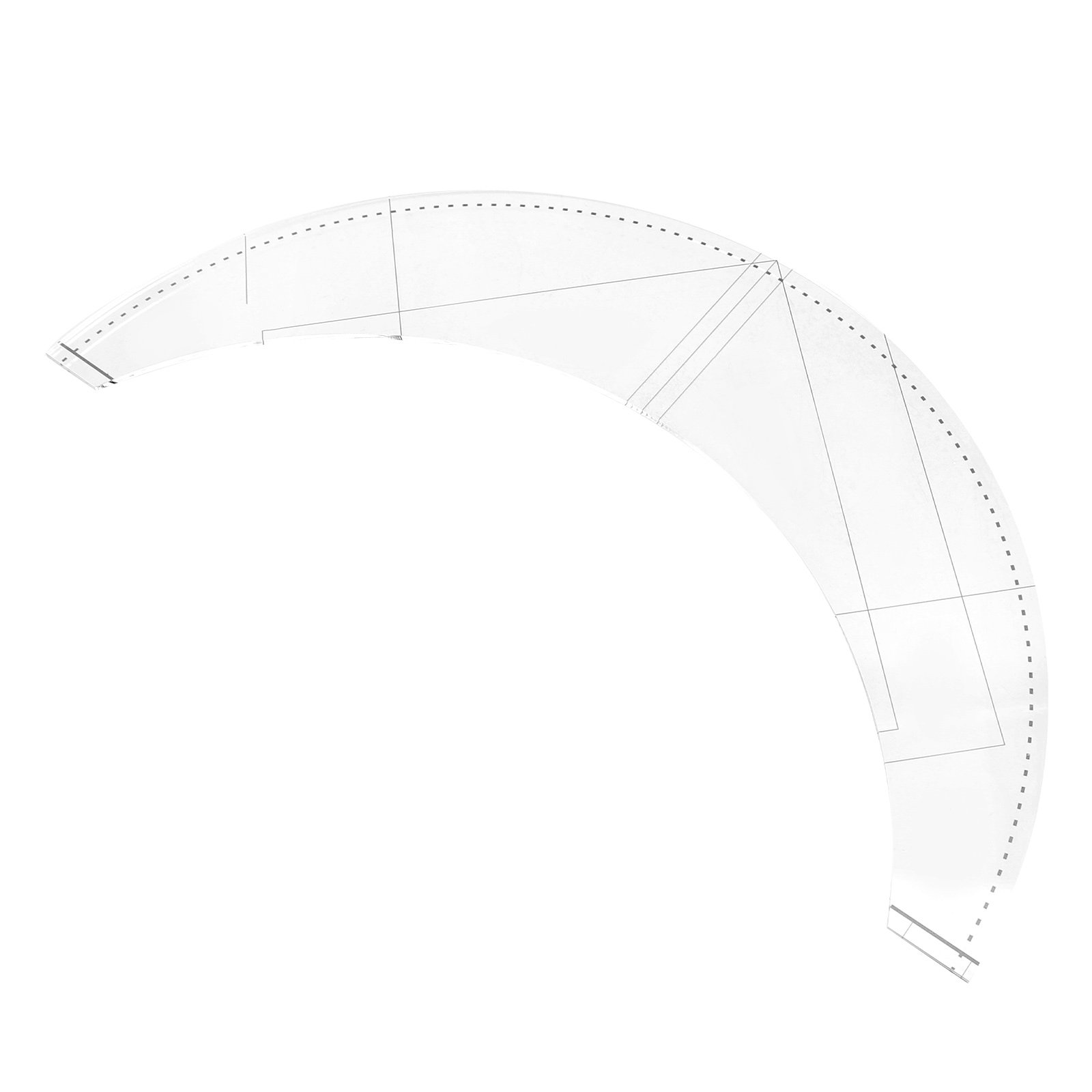 Sewing Gauge Ruler - Çok Amaçlı Akrilik Yama İşleme Cetveli,