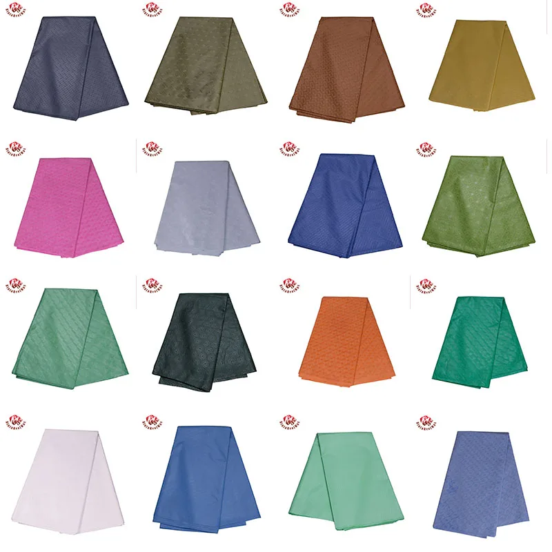 Sewing Batik Fabric - Jakarlı elbise Polyester kumaş Bazin Riche