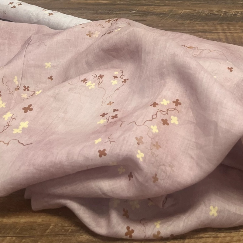 Boho Tarzı, Rami Keten Kumaş,  - Vintage Sewing Textile incelemesi ve fiyatı