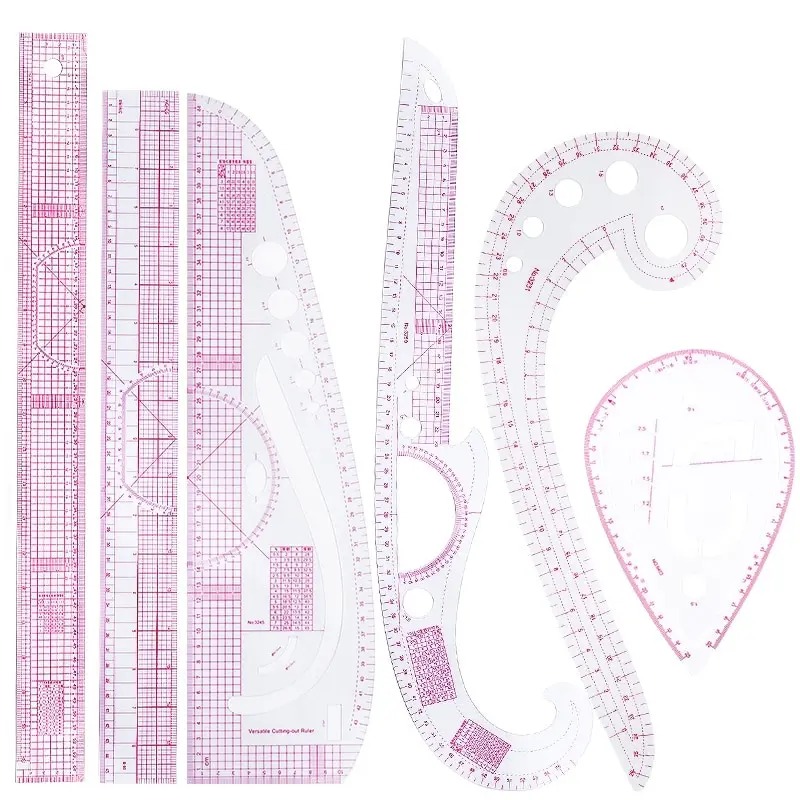 6 adet fransız eğri cetvel yum - Sewing Gauge Ruler incelemesi ve fiyatı